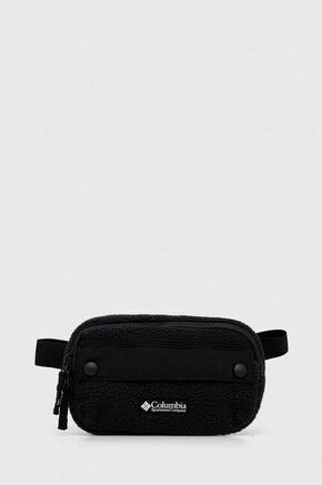 Torbica za okoli pasu Columbia črna barva - črna. Majhna pasna torbica iz kolekcije Columbia. Model na zapenjanje