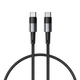 Tech-protect Ultraboost kabel USB-C / USB-C 100W 5A PD 25cm, siva