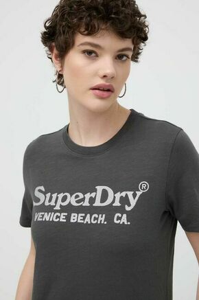 Bombažna kratka majica Superdry ženski