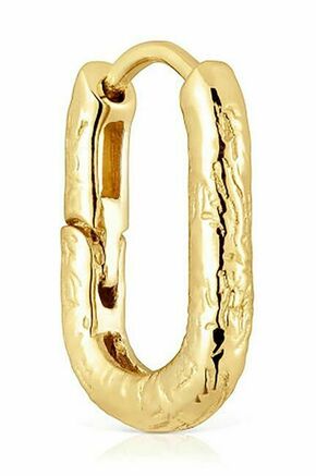 Zlati uhan Tous - zlata. Uhan iz kolekcije Tous. Model izdelan 18-karatnega rumenega zlata
