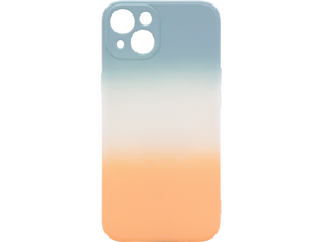 Chameleon Apple iPhone 13 - Gumiran ovitek (TPUP) - Ombre - mint-oranžen