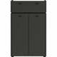 Antracitno siva visoka kopalniška omarica 60x96 cm Modesto – Germania