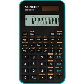 Kalkulator Sencor SEC 106 BU - šolski kalkulator