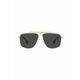 Versace sončna očala 0VE2242 - zlata. Sončna očala iz kolekcije Versace. Model z gladkimi lečami in okvirji iz metala. Imajo UV 400 filter.
