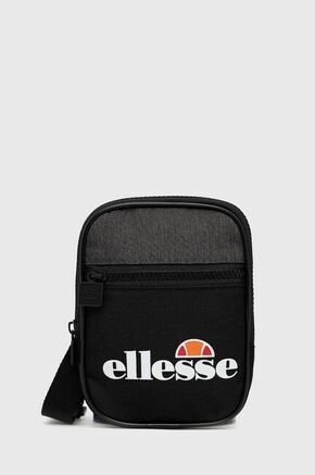 Torbica za okoli pasu Ellesse črna barva - črna. Majhna torbica za okoli pasu iz kolekcije Ellesse. Model na zapenjanje