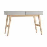 Otroška pisalna miza z belo mizno ploščo 94x120 cm Swing – Pinio