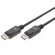 Digitus priključni kabel displayport s 1080p 60hz fhd tipa dp/dp m/m črn 15m