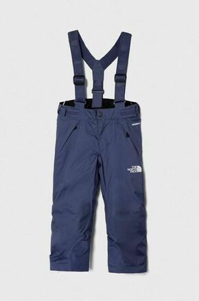 Smučarske hlače The North Face SNOWQUEST SUSPENDER PANT - modra. Otroške smučarske hlače iz kolekcije The North Face. Model izdelan iz materiala