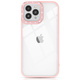 slomart kingxbar sparkle series iphone 13 pro case s kristali case back cover pink