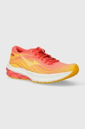 Tekaški čevlji Mizuno Wave Skyrise 5 oranžna barva