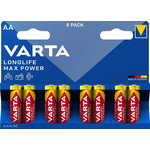 Varta baterije Longlife Max Power 8 AA 4706101418, 8 kosov