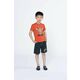 Otroška bombažna kratka majica Kenzo Kids rdeča barva - rdeča. Otroški kratka majica iz kolekcije Kenzo Kids. Model izdelan iz tanke, elastične pletenine. Lahek in udoben model, idealen za vsakodnevno nošenje.
