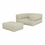 Raztegljiv fotelj Karup Design Cube Beige