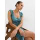 Obleka midi pastelno zelena SS 2026