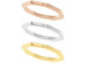 Calvin Klein Dostojen komplet jeklenih prstanov 35000509 (Obseg 56 mm)