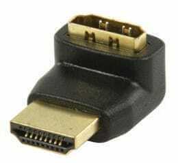 WEBHIDDENBRAND Adapter HDMI moški/ženski 90°C (VGVP34902B)
