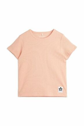 Otroški t-shirt Mini Rodini - roza. Otroški t-shirt iz kolekcije Mini Rodini. Model izdelan iz tanke