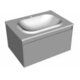 KOLPA-SAN omarica z umivalnikom Pandora OUP 75 black stone 514210