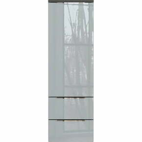 Siva visoka/stenska kopalniška omarica 36x111 cm Vasio – Germania