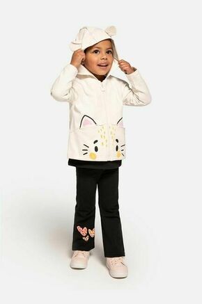 Otroške hlače Coccodrillo črna barva - črna. Otroški hlače iz kolekcije Coccodrillo. Model izdelan iz tanke