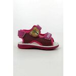 Otroški sandali Primigi roza barva - roza. Otroški sandali iz kolekcije Primigi. Model izdelan iz kombinacije tekstilnega materiala in ekološkega usnja.