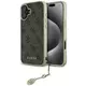 Ovitek Guess GUHCP16SGF4GBR iPhone 16 6.1" brown hardcase 4G Charms Collection (GUHCP16SGF4GBR)