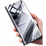WEBHIDDENBRAND Onasi Clear View torbica za Samsung Galaxy A02s A025, črna