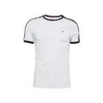 Tommy Hilfiger kratka majica - bela. Kratka majica iz kolekcije Tommy Hilfiger. Model izdelan iz enobarvne pletenine.