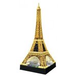 Ravensburger sestavljanka 3D, Eiffelov stolp ponoči