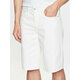 Calvin Klein Jeans Jeans kratke hlače J30J322776 Bela Relaxed Fit
