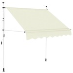 shumee Ročno zložljiva tenda 150 cm krem