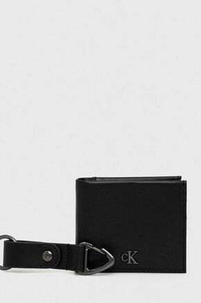 Usnjena denarnica + obesek za ključe Calvin Klein Jeans moški