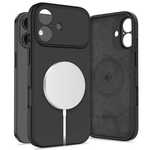 Tech-protect Silicone MagSafe ovitek za iPhone 17, črn