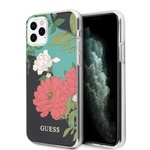 Guess GUHCN65IMLFL01 iPhone 11 Pro Max črn/črn N°1 Flower Collection