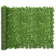 Balkonsko platno z zelenim listjem 400x150 cm