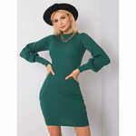 RUE PARIS Ženske obleke Cally RUE PARIS temno zelena RV-SK-5960.07_356197 L