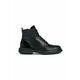 Visoki čevlji Geox U FALORIA B ABX B moški, črna barva, U36FBB 0FF22 C9999 - črna. Visoki škornji iz kolekcije Geox. Model je izdelan iz kombinacije naravnega usnja in semiš usnja.