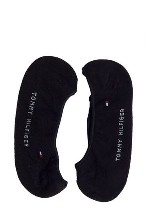 Tommy Hilfiger stopalke (2-pak) - črna. Stopalke iz kolekcije Tommy Hilfiger. Model izdelan iz elastičnega