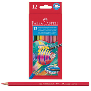 Faber-Castell set šesterokotnih akvarelnih svinčnikov