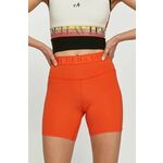 Kratke hlače Deha ženske, oranžna barva - oranžna. Kratke hlače iz kolekcije Deha. Model izdelan iz udobnega materiala.