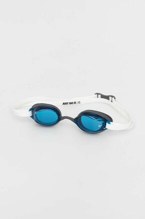 Plavalna očala Nike Legacy - modra. Plavalna očala iz kolekcije Nike. Model s panoramskimi prozornimi lečami.