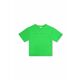 Otroška kratka majica Marc Jacobs zelena barva - zelena. Otroške kratka majica iz kolekcije Marc Jacobs. Model izdelan iz elastične pletenine.