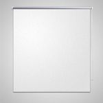 vidaXL Roleta / Senčilo za Zatemnitev Oken 120 x 230 cm Bele Barve