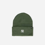 Kapa 47brand New York Yankees Moss Base zelena barva - zelena. Kapa iz kolekcije 47brand. Model izdelan iz pletenine z nalepko.