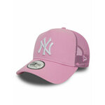 Kapa s šiltom New Era roza barva, NEW YORK YANKEES - roza. Kapa s šiltom vrste baseball iz kolekcije New Era. Model izdelan iz tkanine z nalepko.
