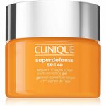 Clinique Superdefense™ SPF 40 Fatigue + 1st Signs of Age Multi Correcting Gel vlažilni gel proti prvim znakom staranja kože SPF 40 30 ml