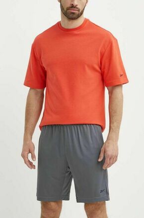 Kratke hlače za vadbo Reebok Identity Training siva barva