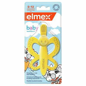 Elmex Zobna ščetka/zobotrebec za otroke od 0 do 1 leta 1 kos