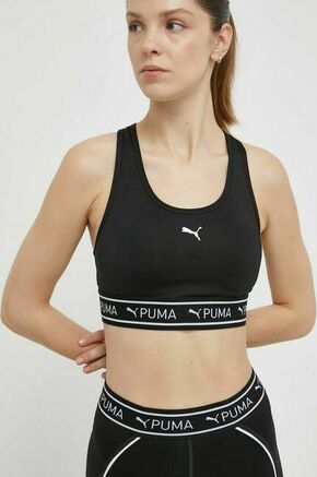 Športni modrček Puma 4Keeps črna barva