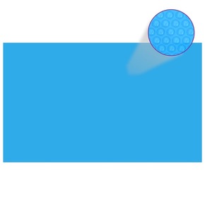 Shumee Pravokotno pokrivalo za bazen 1000x600 cm PE modro